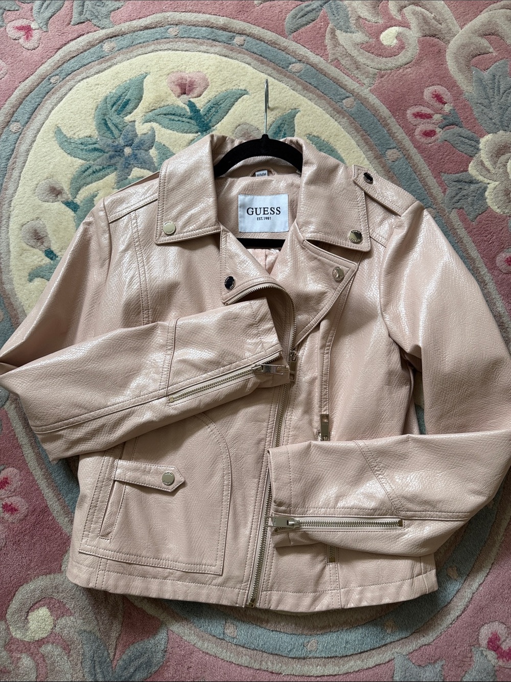 GUESS Tan Moto Jacket
